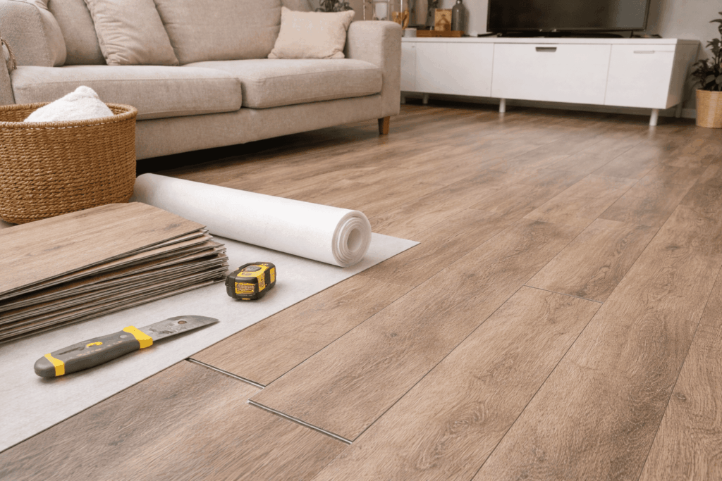 Vinyl vloer-soorten, goedkoop, leggen en onderhoud