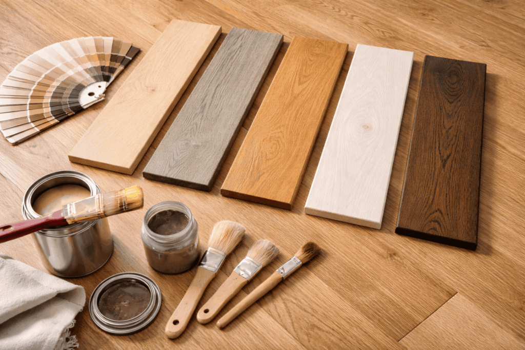 Eiken vloer- soorten, behandelen en kleuren