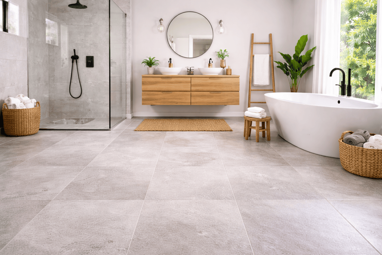 Badkamer vloer kiezen