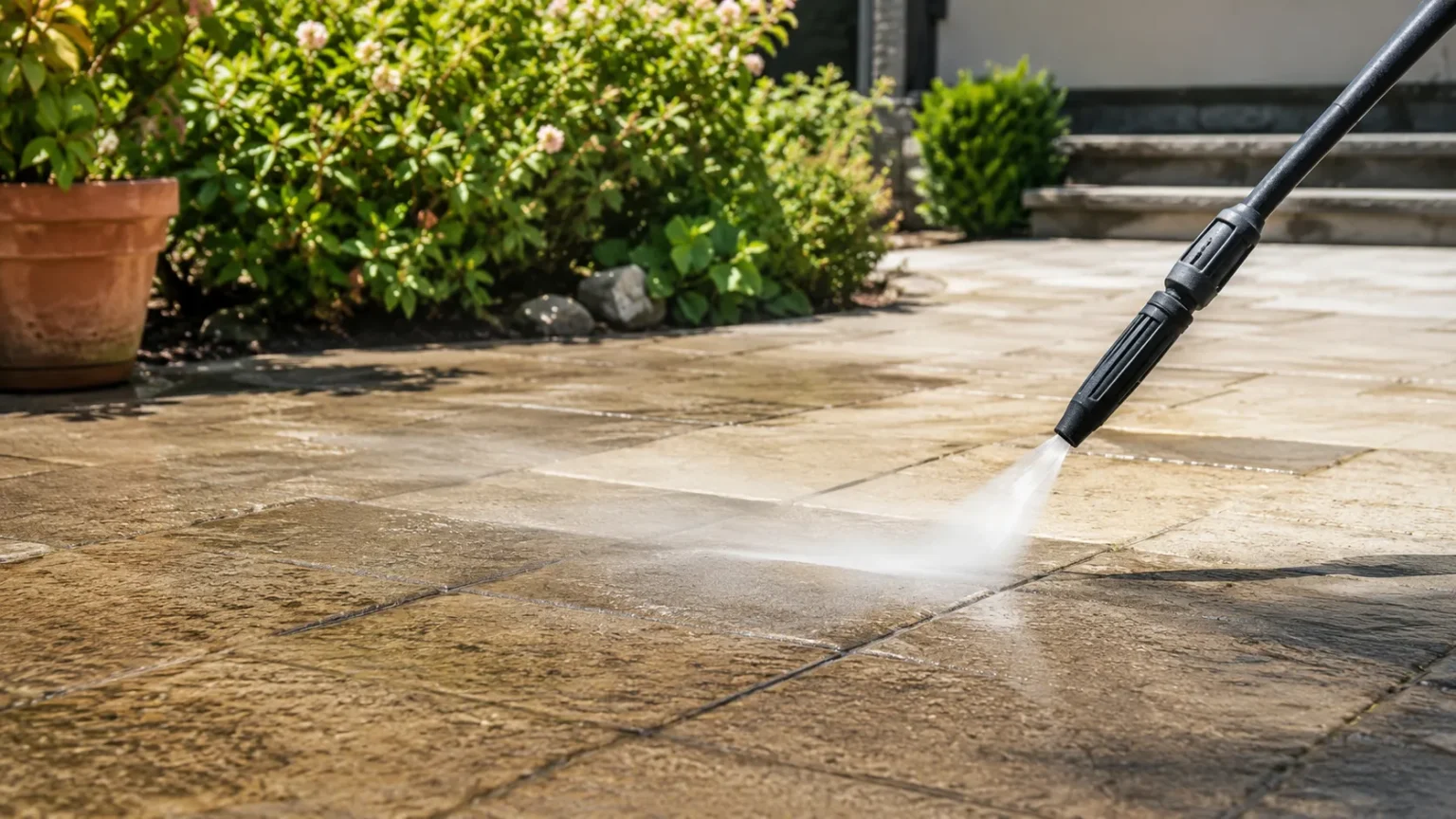 Terrastegels schoonmaken: gids voor een schoon terras