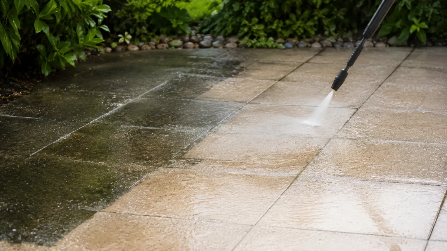 Aanslag terrastegels verwijderen: praktische tips