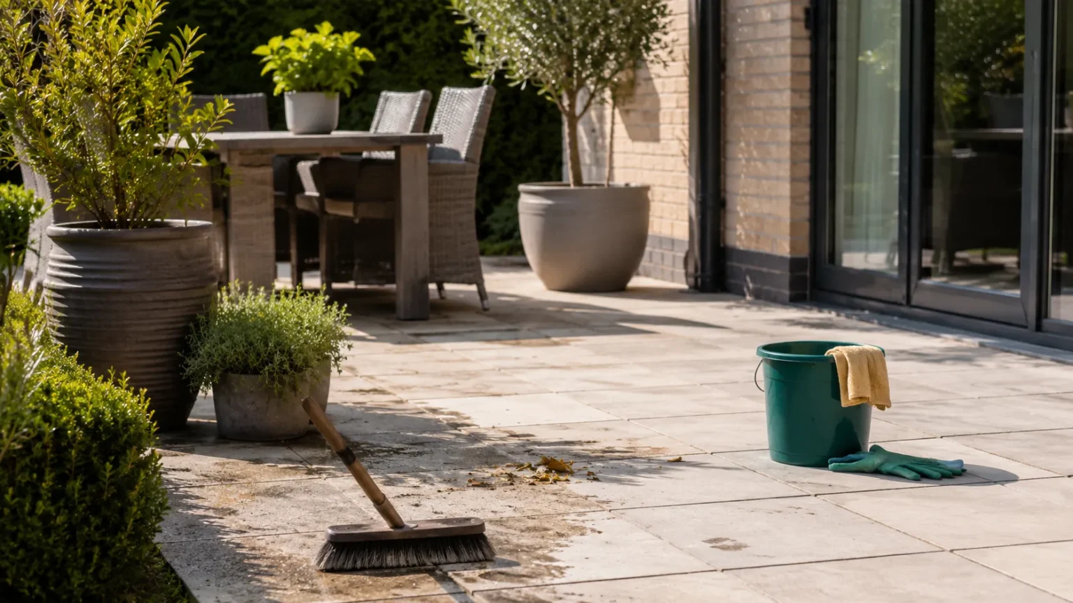 Terras voorbereiden schoonmaken: praktische gids